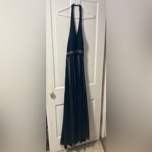 Long Black Halter Dress